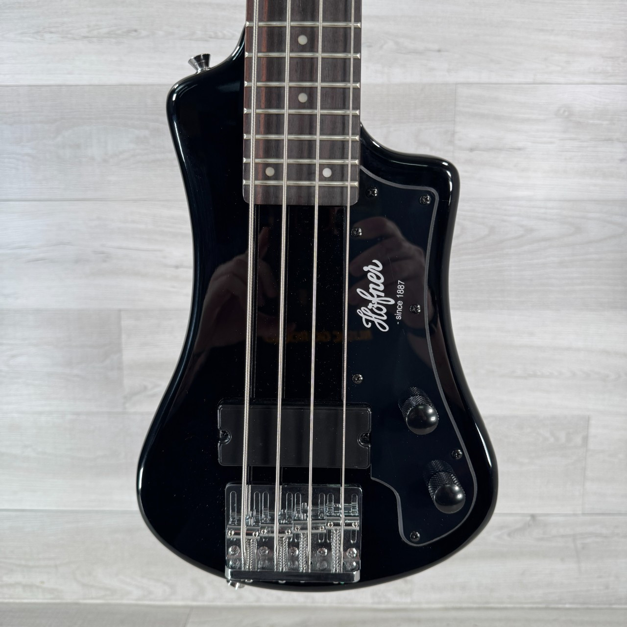 Used Hofner HCT-SHB-BK-0 Shorty Bass CT - Black - Gig Bag Included