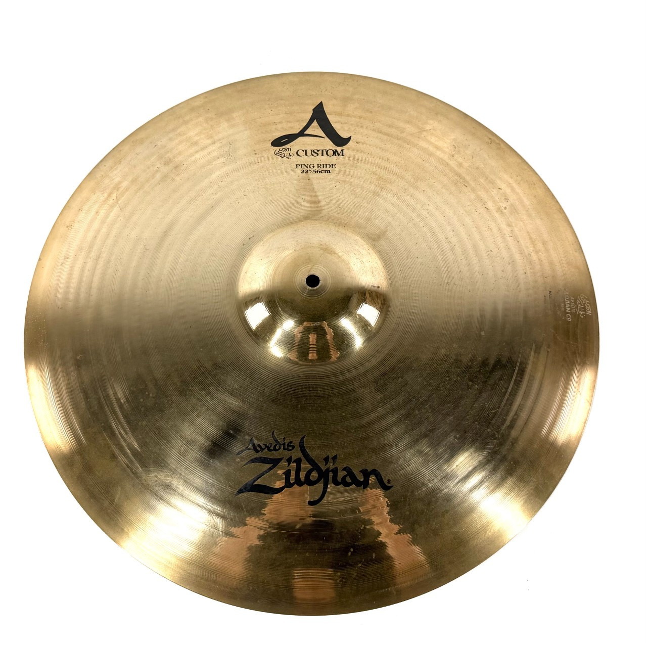 Used Zildjian 22 A CUSTOM PING RIDE Ride Cymbal 22