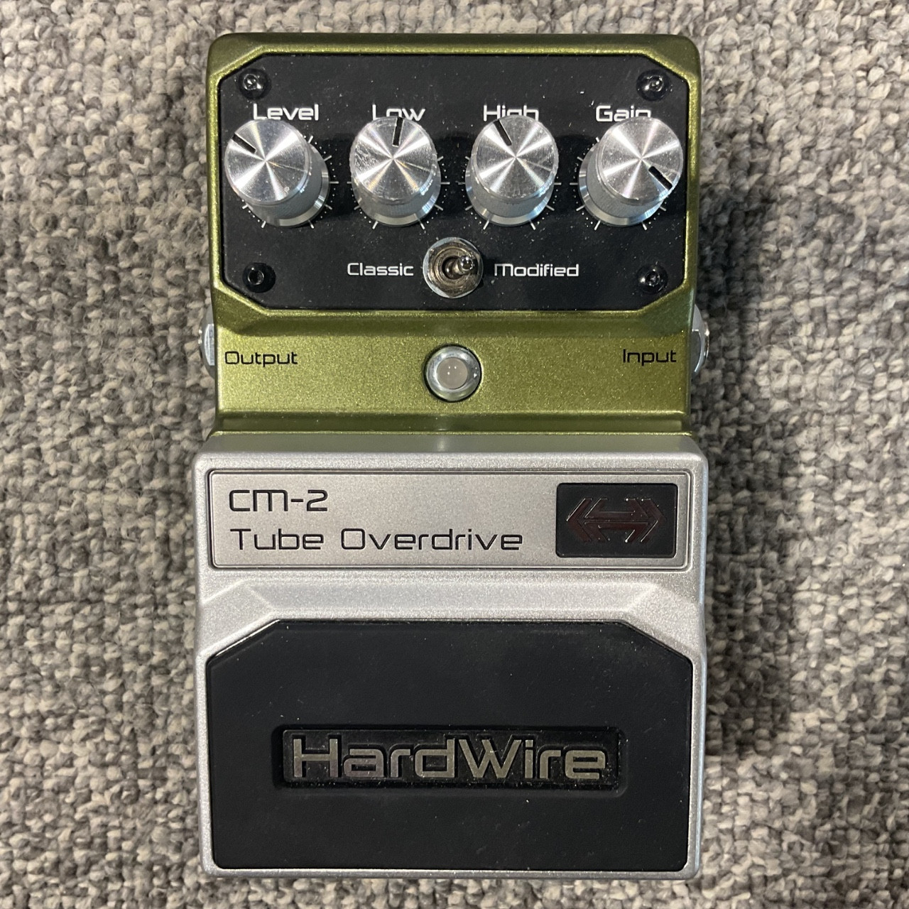 Used HARDWIRE CM-2 TUBE OVERDRIVE Guitar Pedal