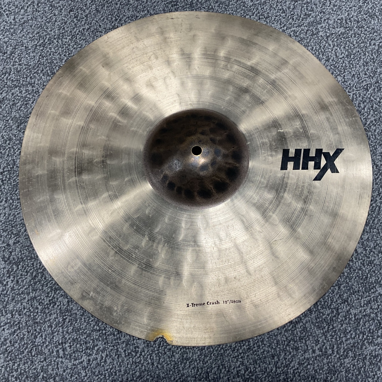 Used SABIAN HHX 19 INCH X-TREME CRASH CYMBAL