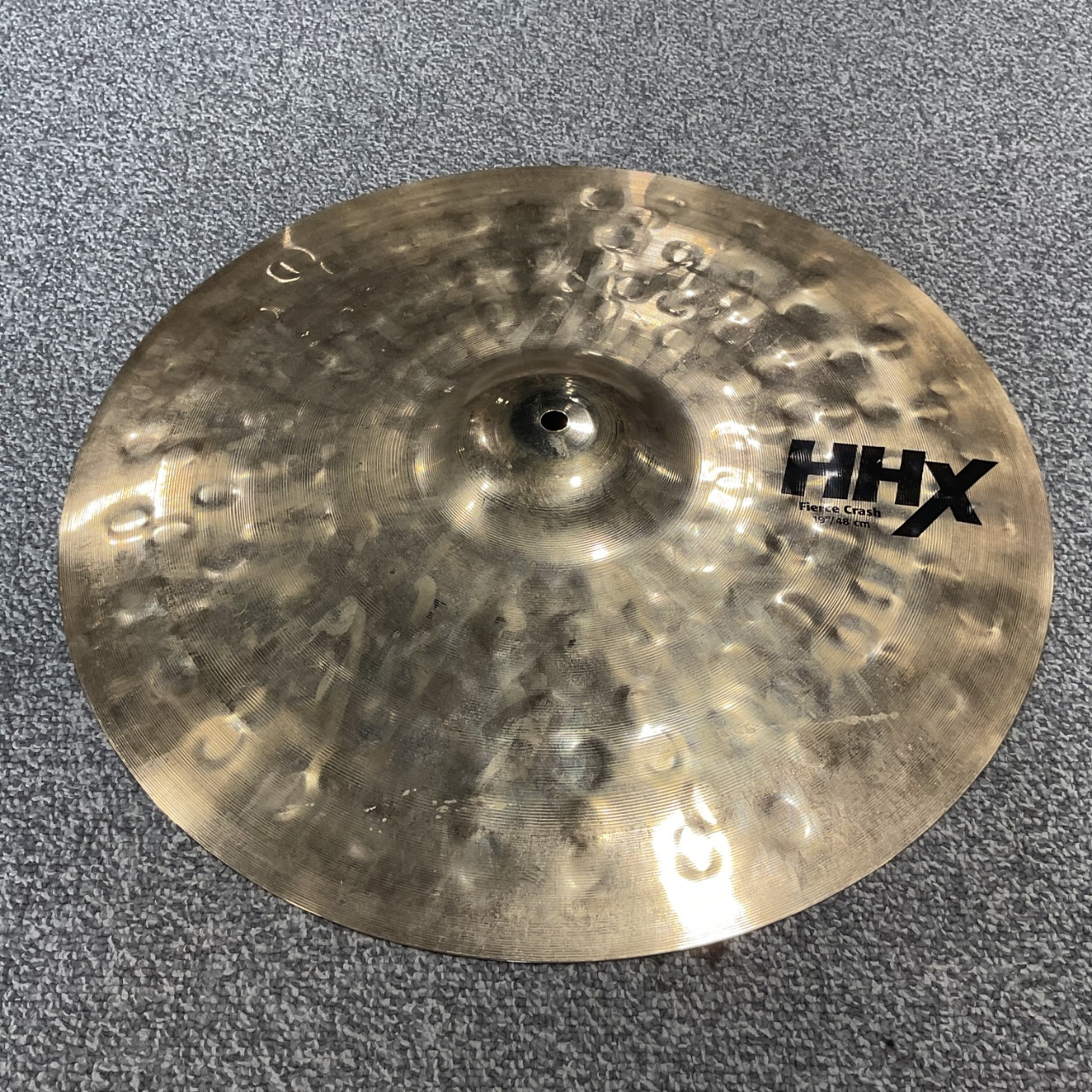 Used SABIAN HHX 19 INCH FIERCE CRASH CYMBAL