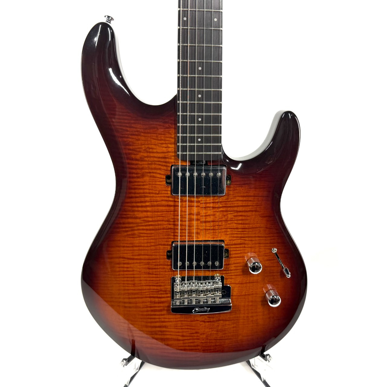 Used Sterling by Ernie Ball LK100 S Type Electric Guitar Sunburst