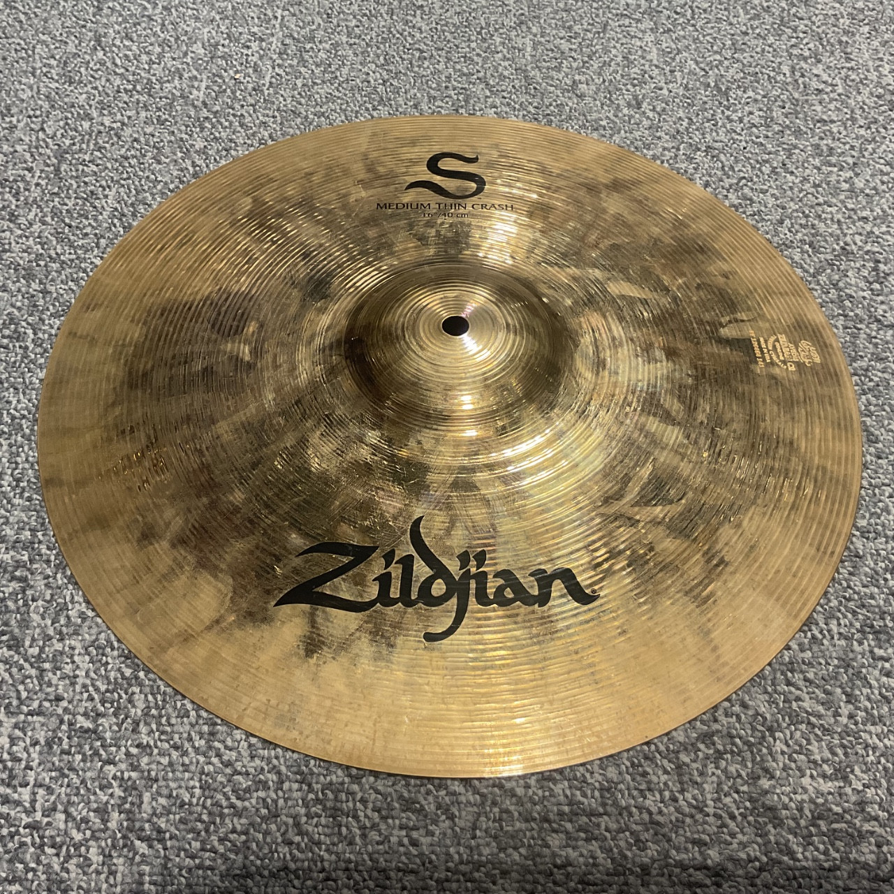Used ZILDJIAN S SERIES 16 INCH MEDIUM THIN CRASH CYMBAL