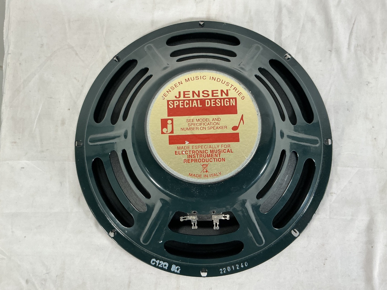 Used Jensen C12Q 35-WATT VINTAGE CERAMIC 8 OHM 1 x 12 Guitar