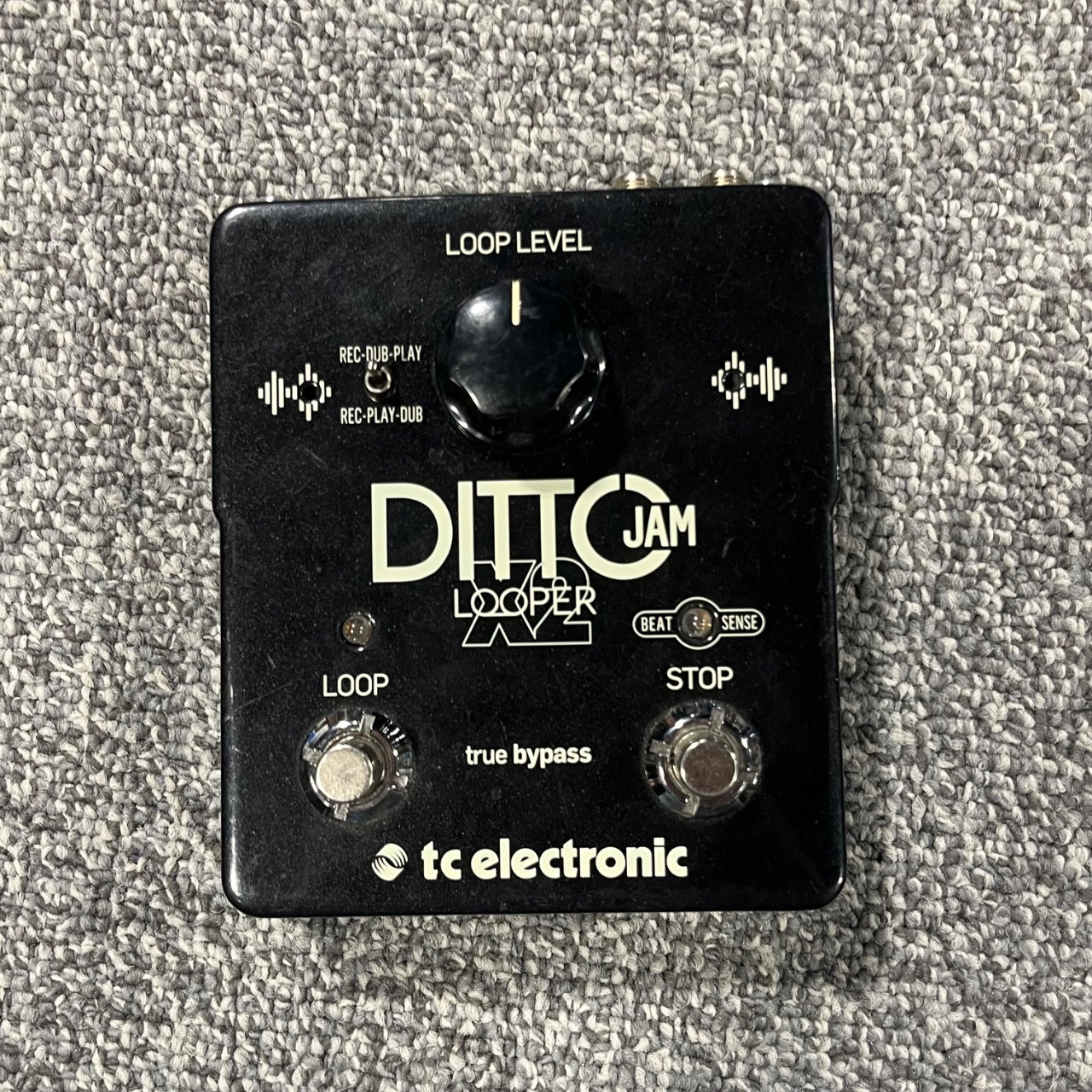 Used TC ELECTRONIC DITTO JAM X2 LOOPER Guitar Pedal
