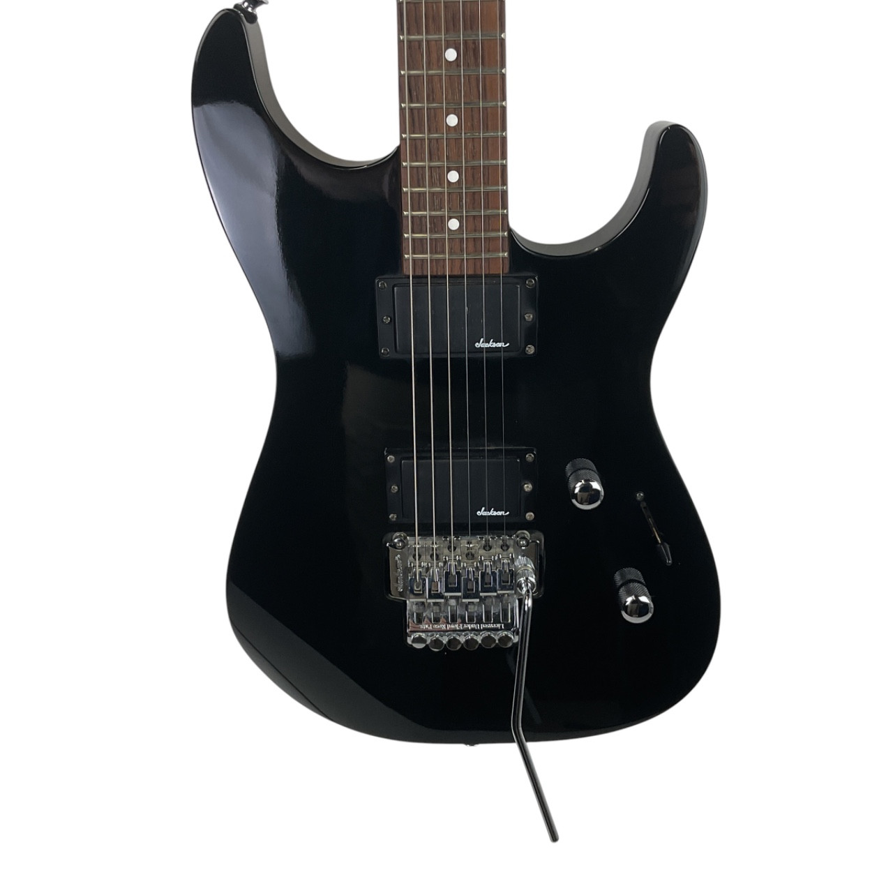 Used Jackson JS30DK Double Cut Electric Guitar Black 6-String