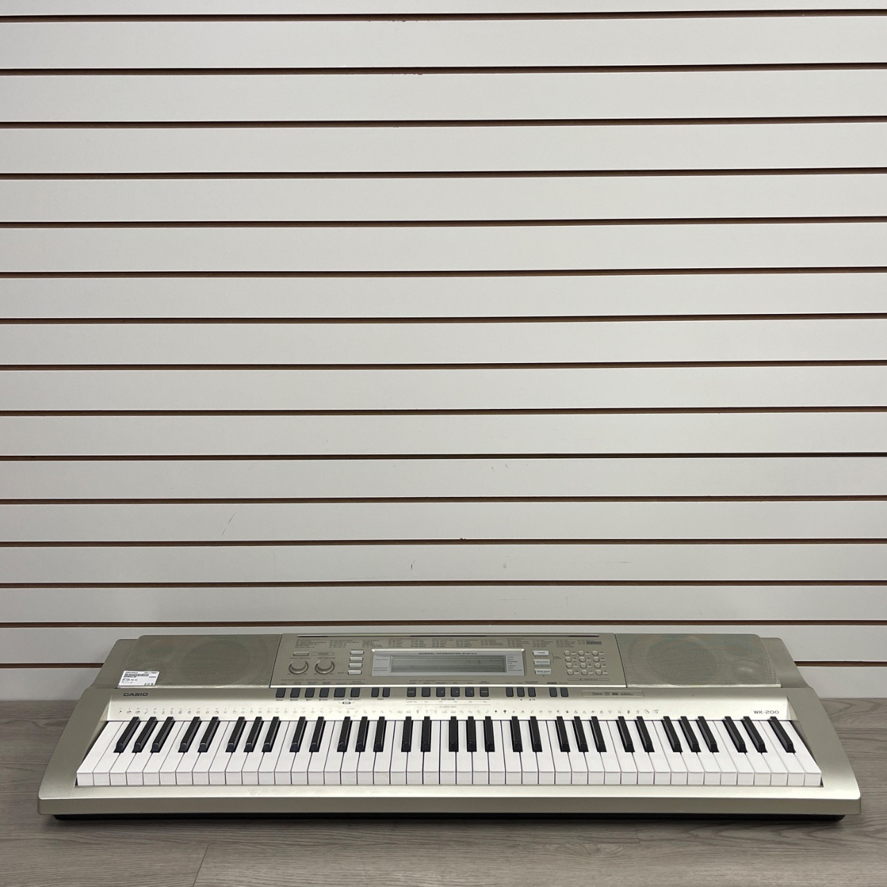 Used Casio WK-200 NO AC 76-Key Keyboard 76-key