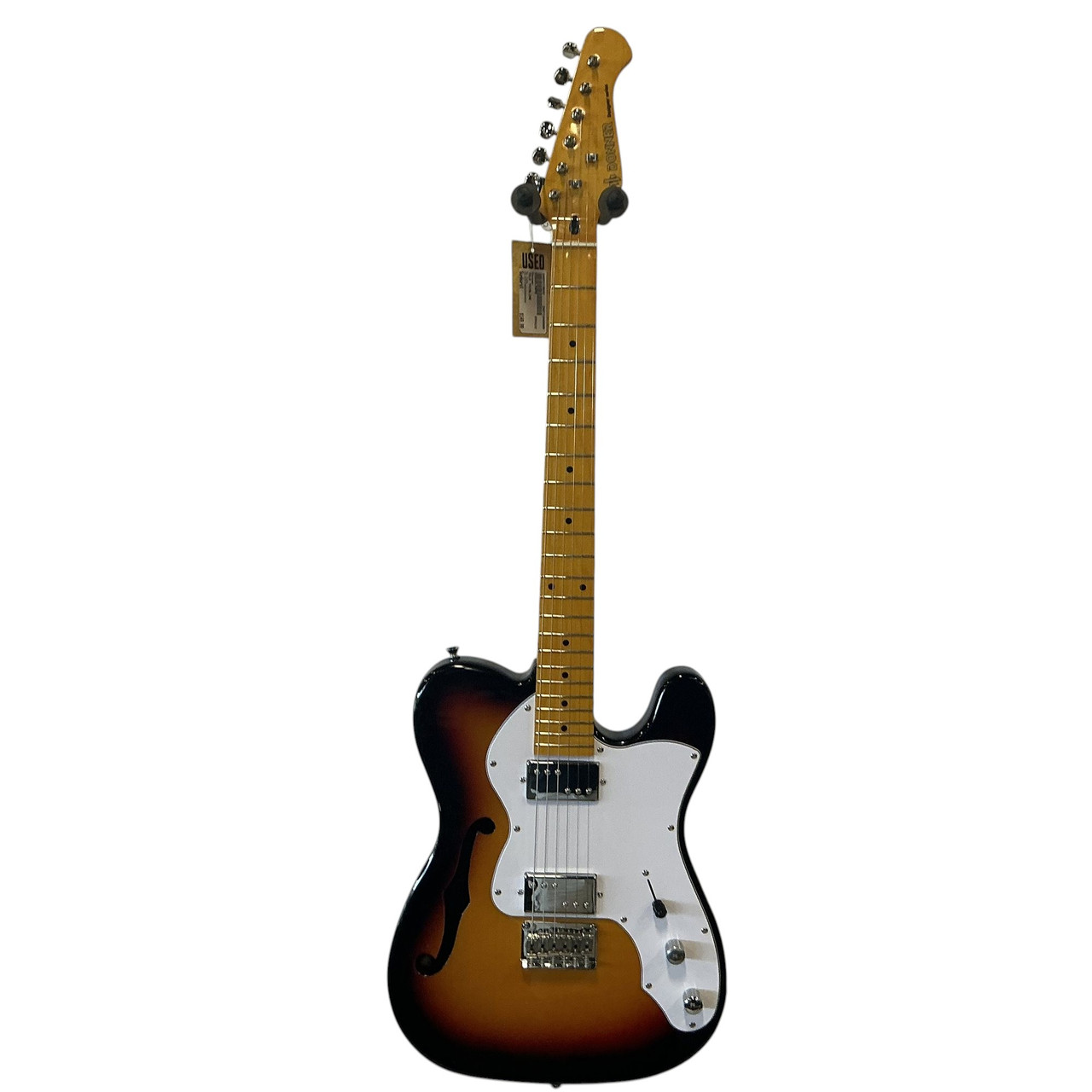 美品 Donner ドナー Telecaster Thinline サンバースト Used Donner TELE THINLINE T Type Electric Guitar Sunburst 6-String