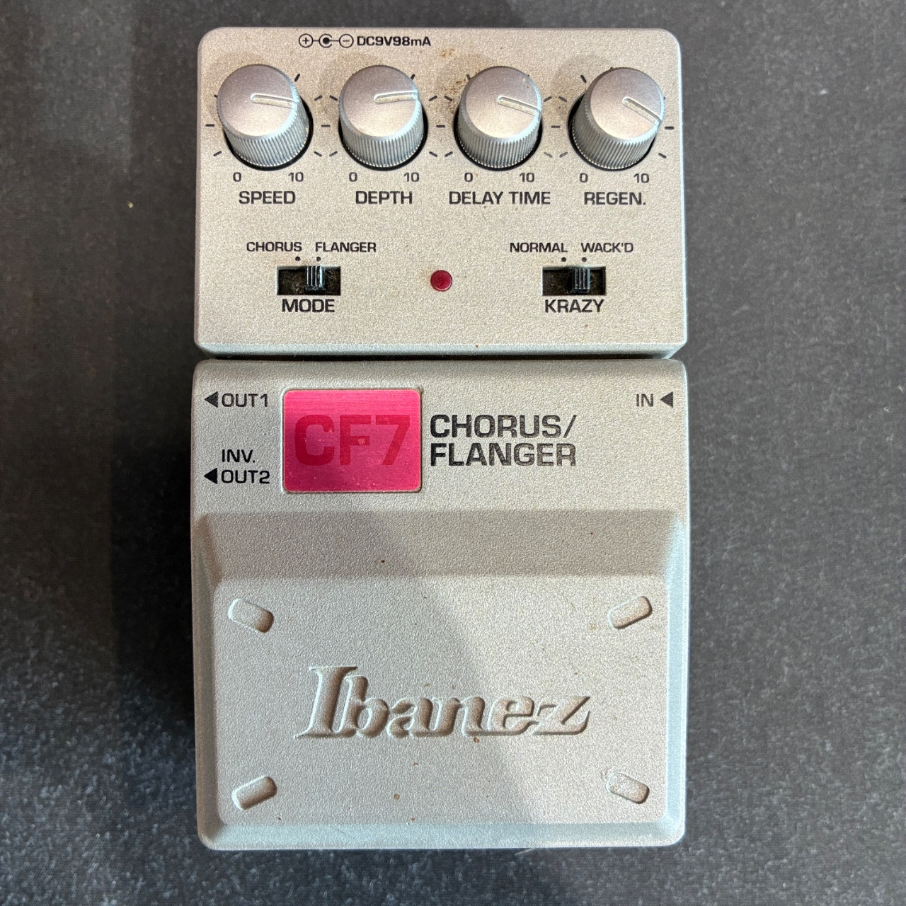 Used Ibanez CF7 Flanger Pedal