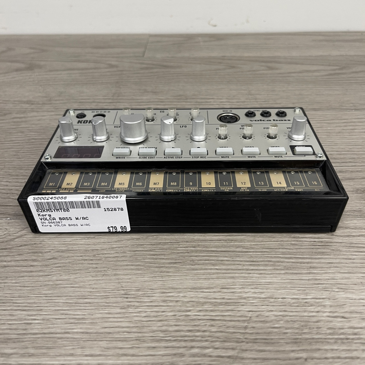 Used Korg VOLCA BASS W/AC Compact Synthesizer Compact