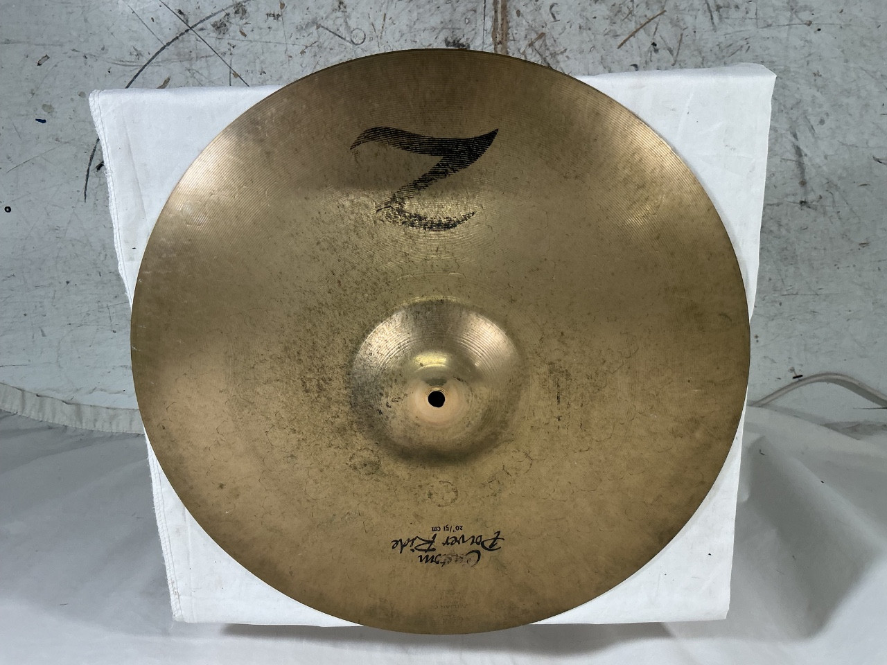 【2本セット】Sillery シレリー Used Zildjian Z CUSTOM POWER RIDE 20IN Ride Cymbal 20