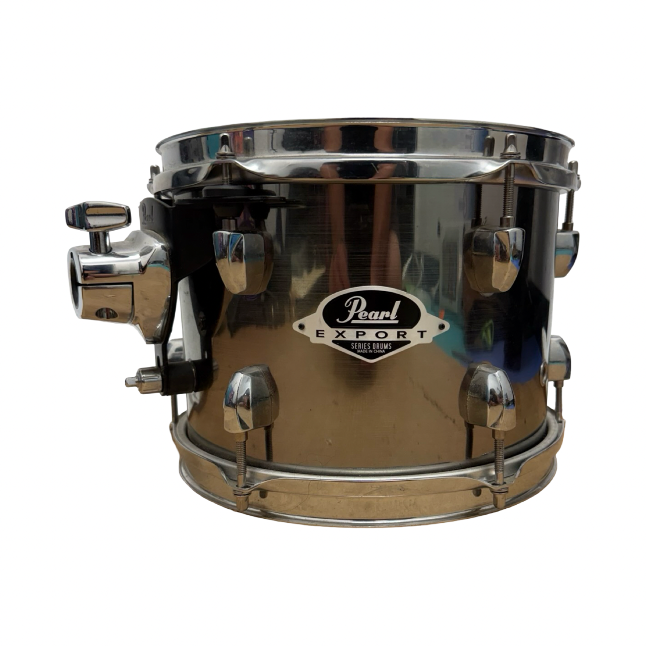 Used Pearl EXPORT SERIES 10X7 RACK TOM Rack Tom Silver/Gray 10