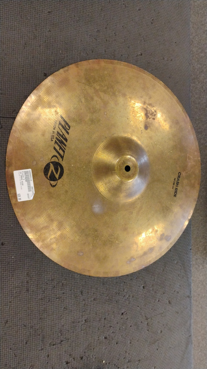 Used Planet Z 18 CRASH RIDE Crash Cymbal 18