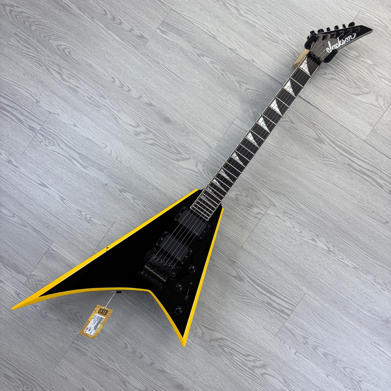 Used Jackson RRXMG RHOADS Pointy Electric Guitar Yellow 6-String
