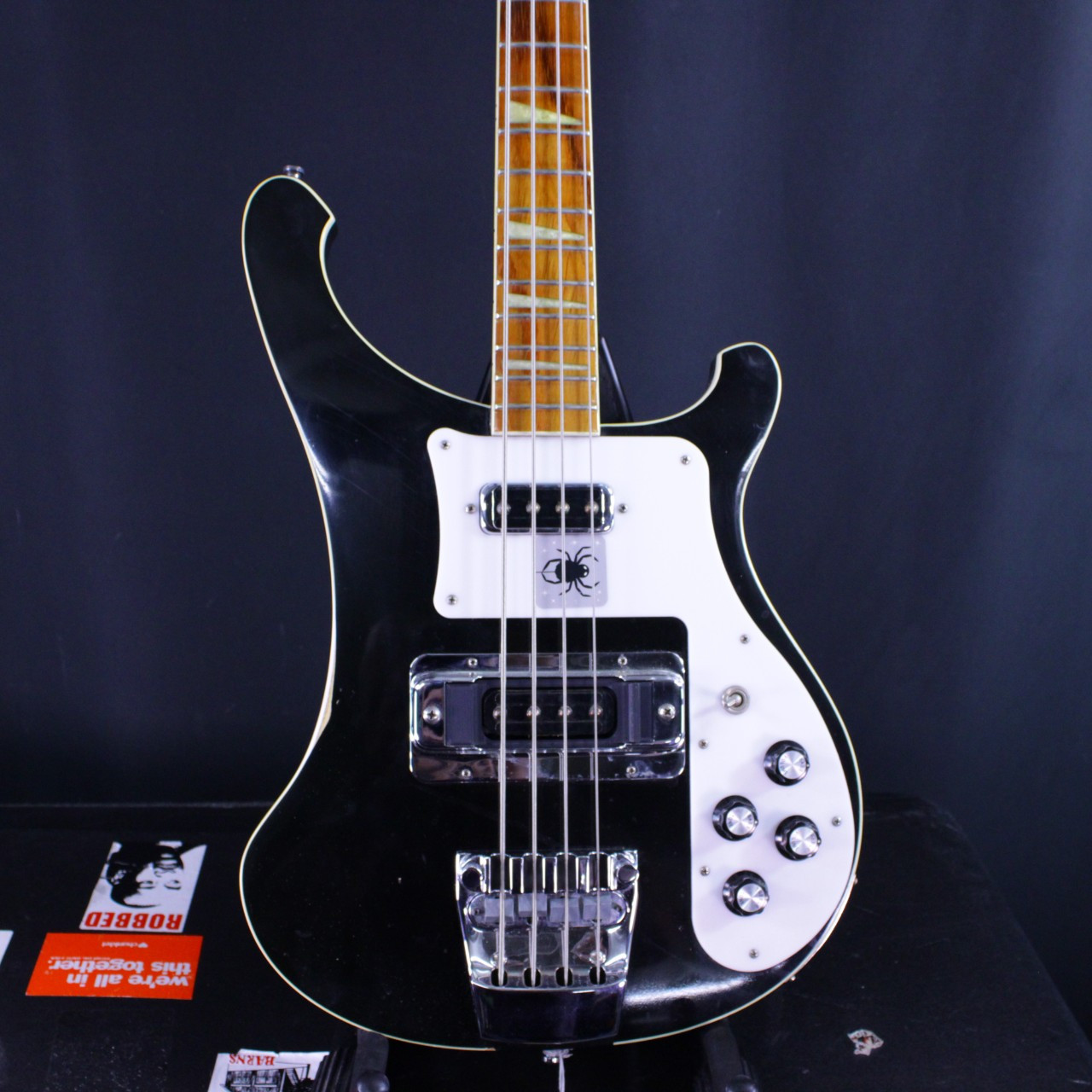 Used Rickenbacker 4003 BASS JETGLO 2001 Bass Guitar Black 4-String