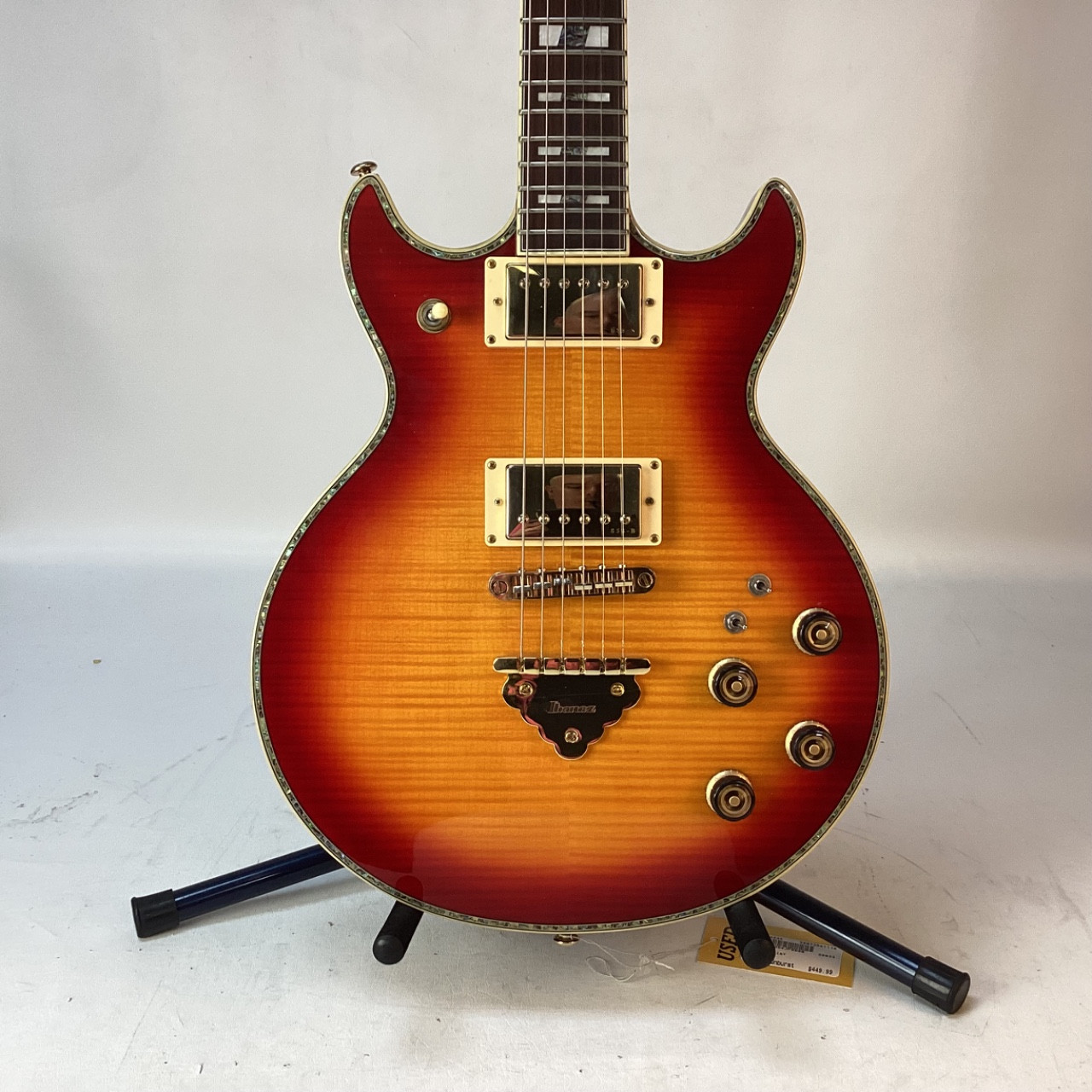 Used Ibanez AR320 ARTIST Double Cut Electric Guitar Cherry
