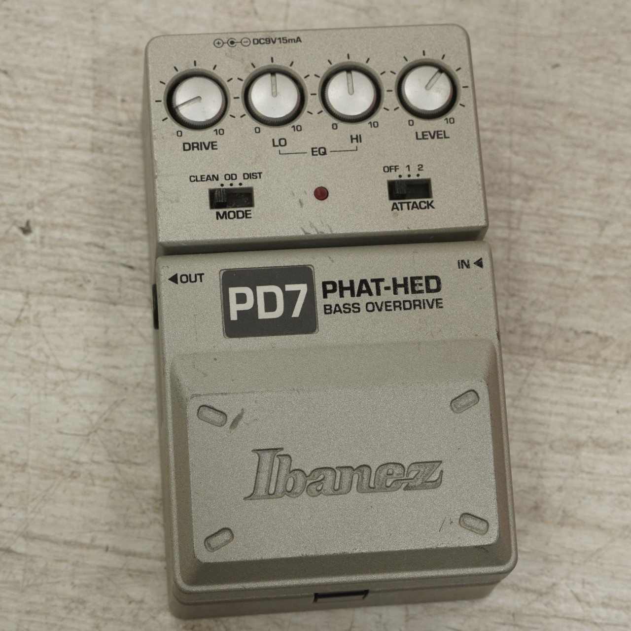 ベース Ibanez PD-7 PHAT-HED BASS OVERDRIVE