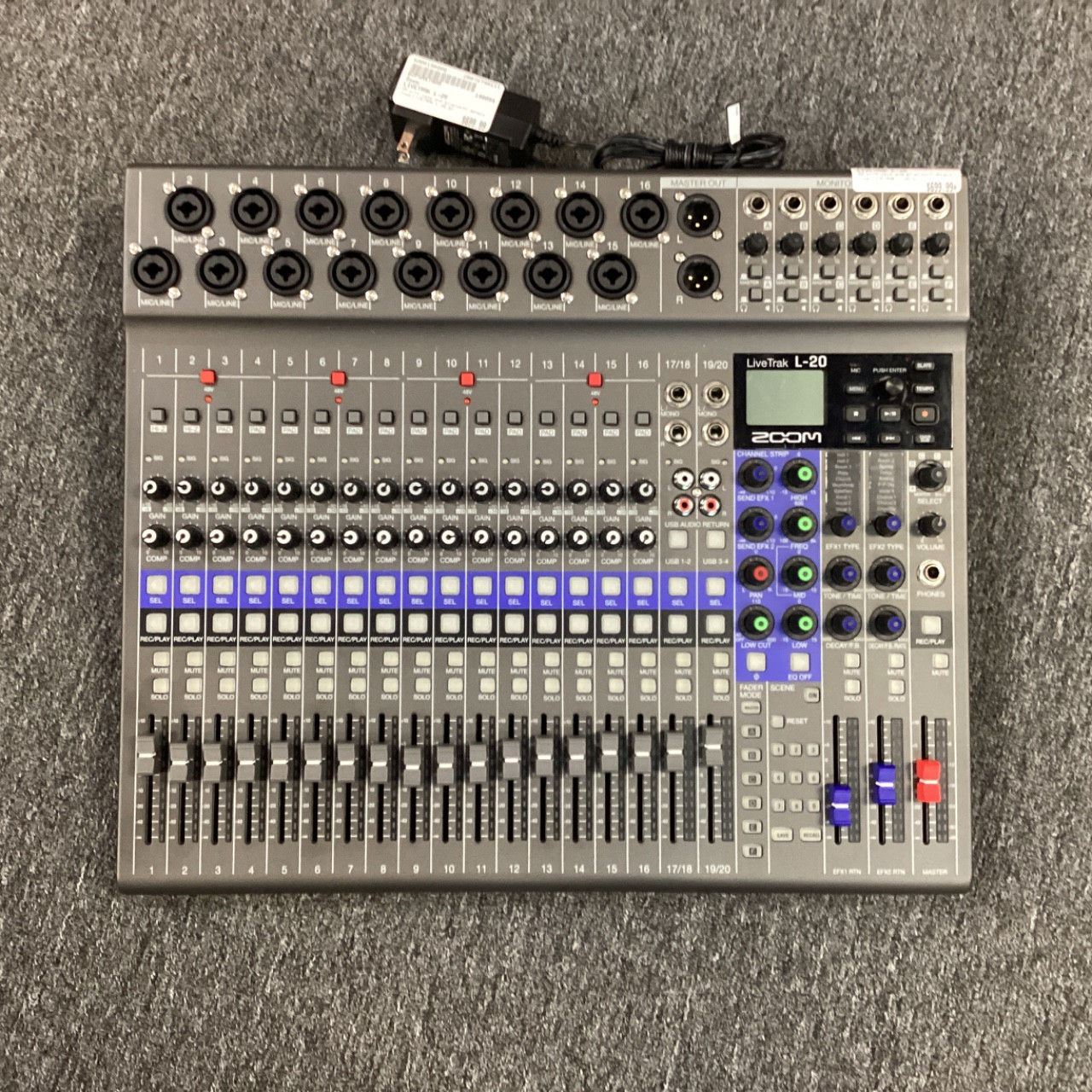 Used Zoom LIVETRAK L-20 Mixing Console