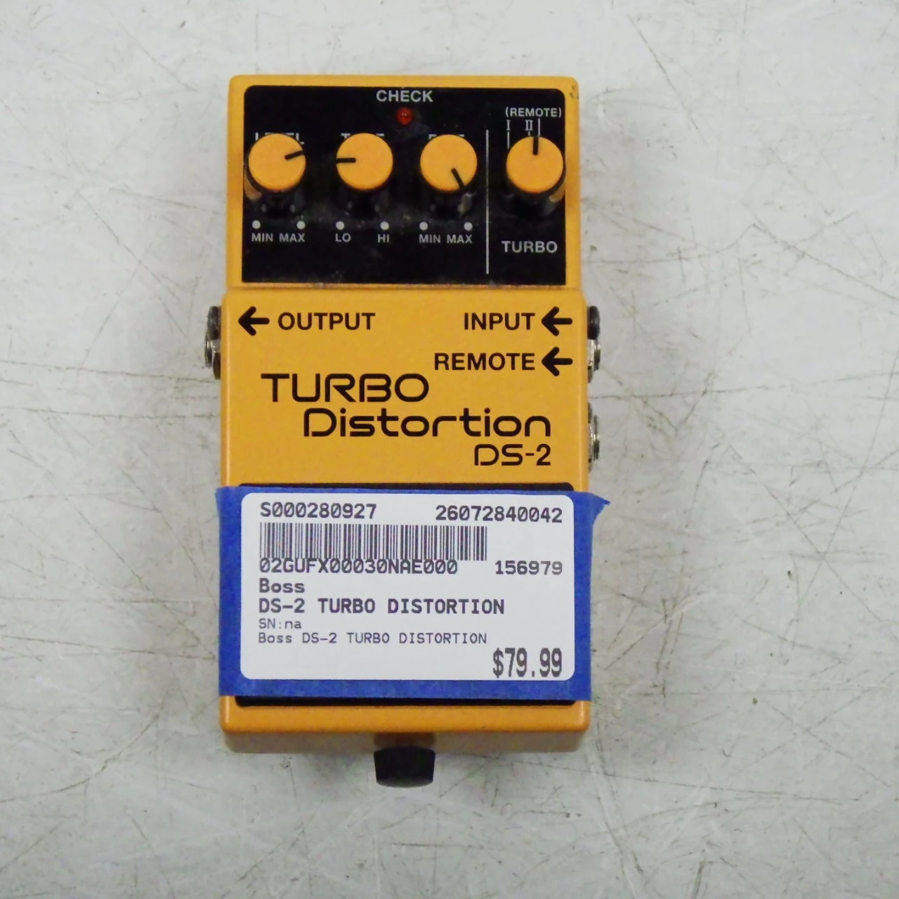BOSS DS-2 TURBO Distortion ボス ターボ ディストーション DS-2