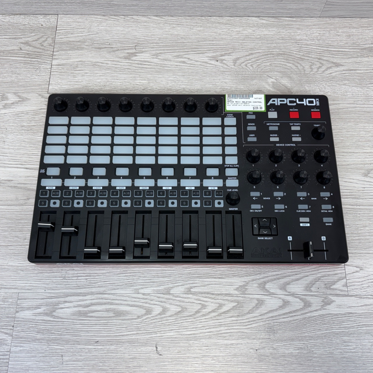 Used Akai APC40 MKII ABLETON CONTROLLER Pad Controller Pad