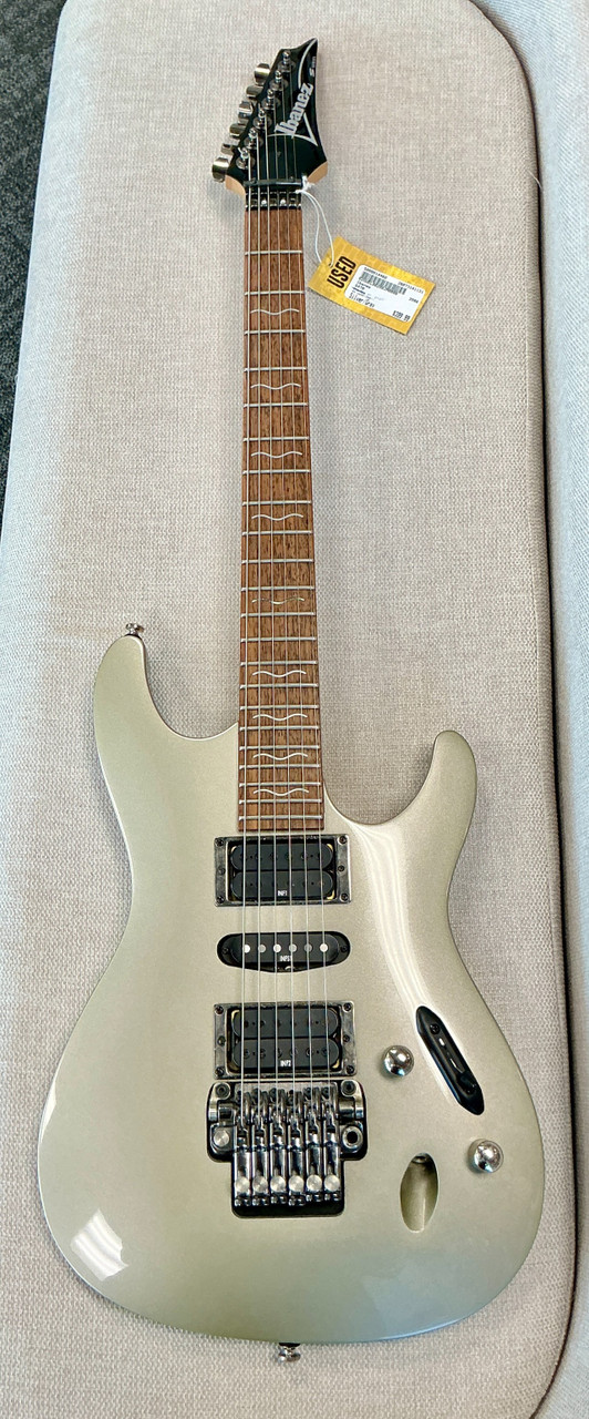 Used Ibanez S470 S Type Electric Guitar Silver/Gray 6-String