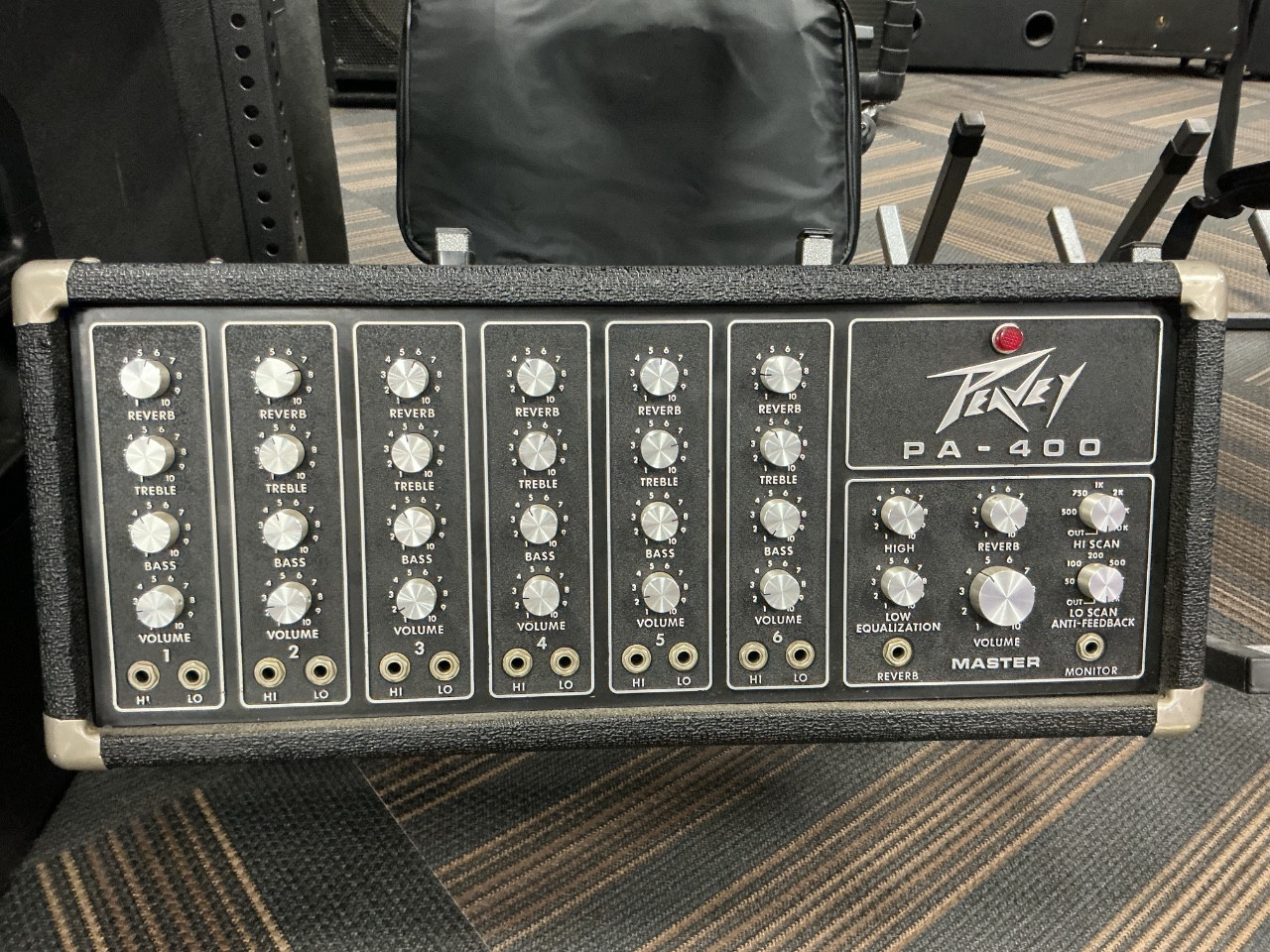 amii ページ Used Peavey PA-400 MIXER HEAD Powered Mixing Head