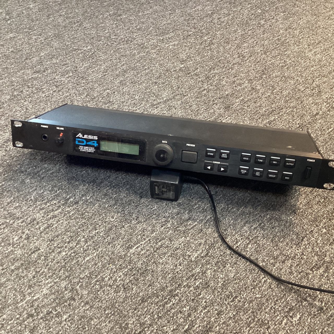 Used Alesis D4 DRUM MODULE Electronic Drum Module