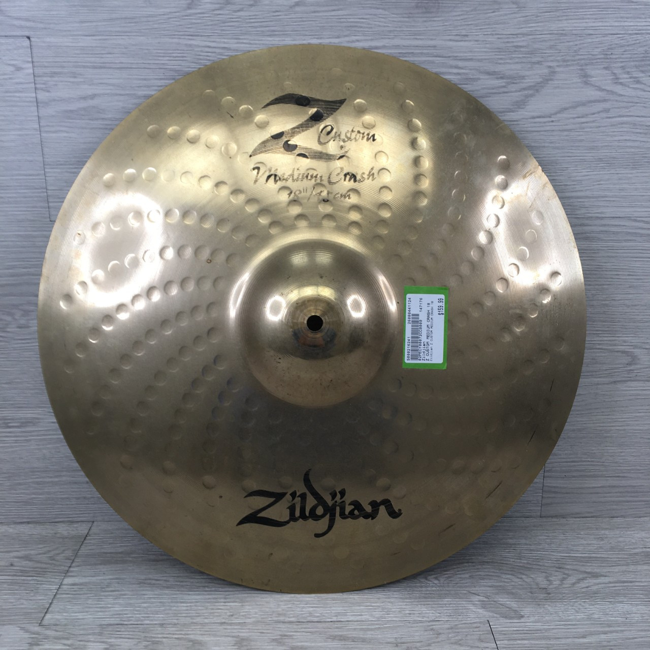 Used Zildjian Z CUSTOM MEDIUM CRASH 18 Crash Cymbal 18