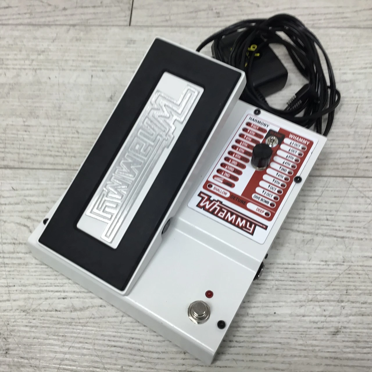 Used Digitech WHAMMY V WHITE WITH POWER SUPPLY Pitch Pedal