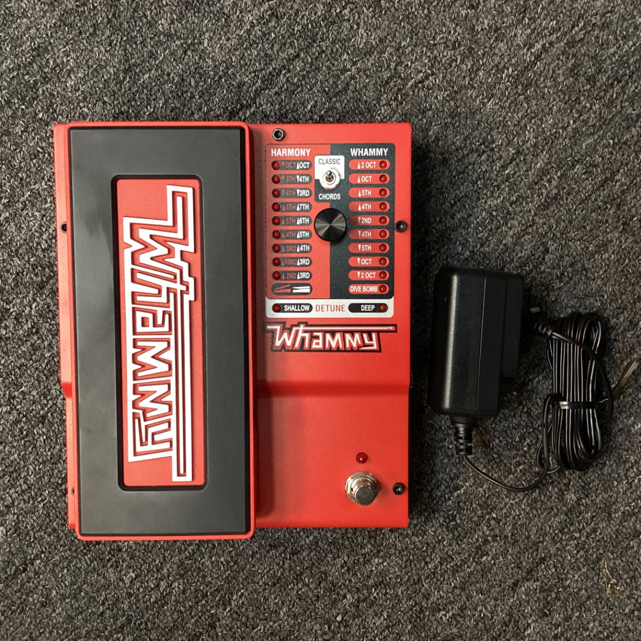 Used Digitech WHAMMY V W/PS Pitch Pedal