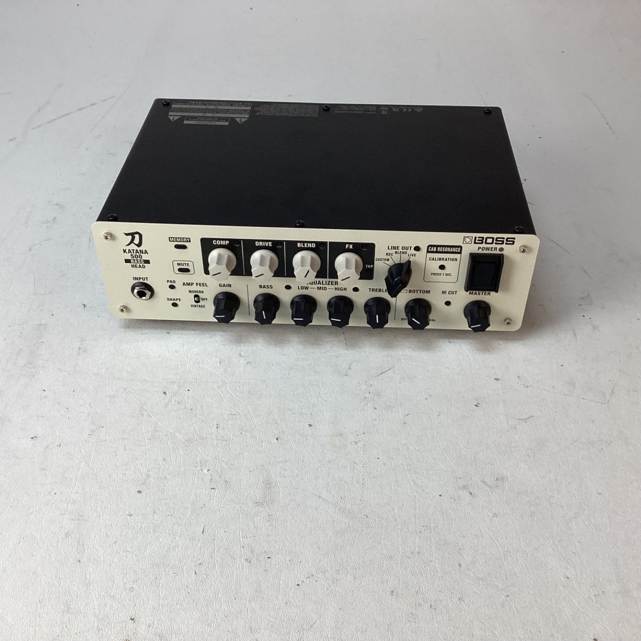 Used Boss KATANA BASS 500 Bass Amplifier Head