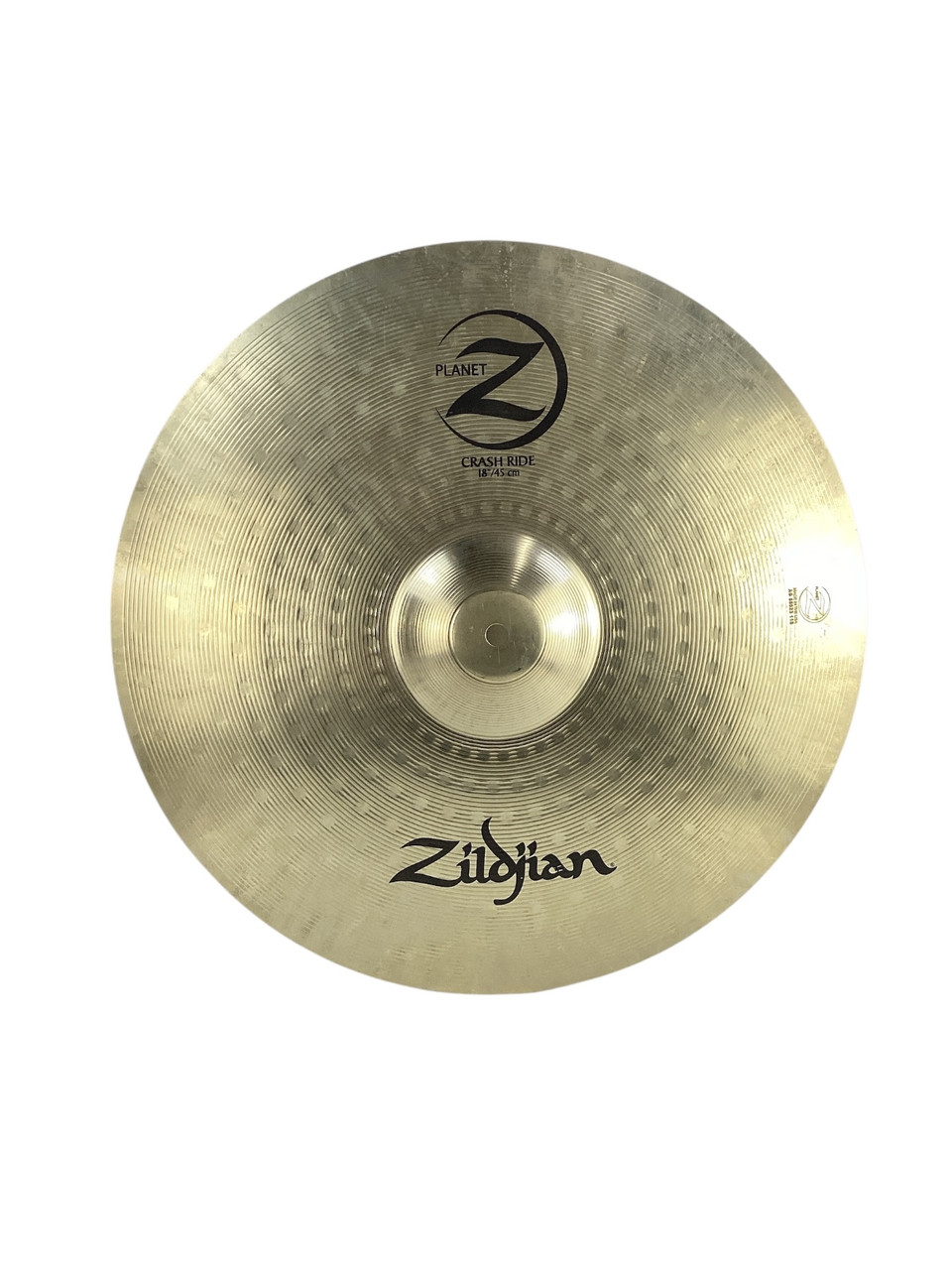 Used Planet Z 18 CRASH RIDE Crash Cymbal 18