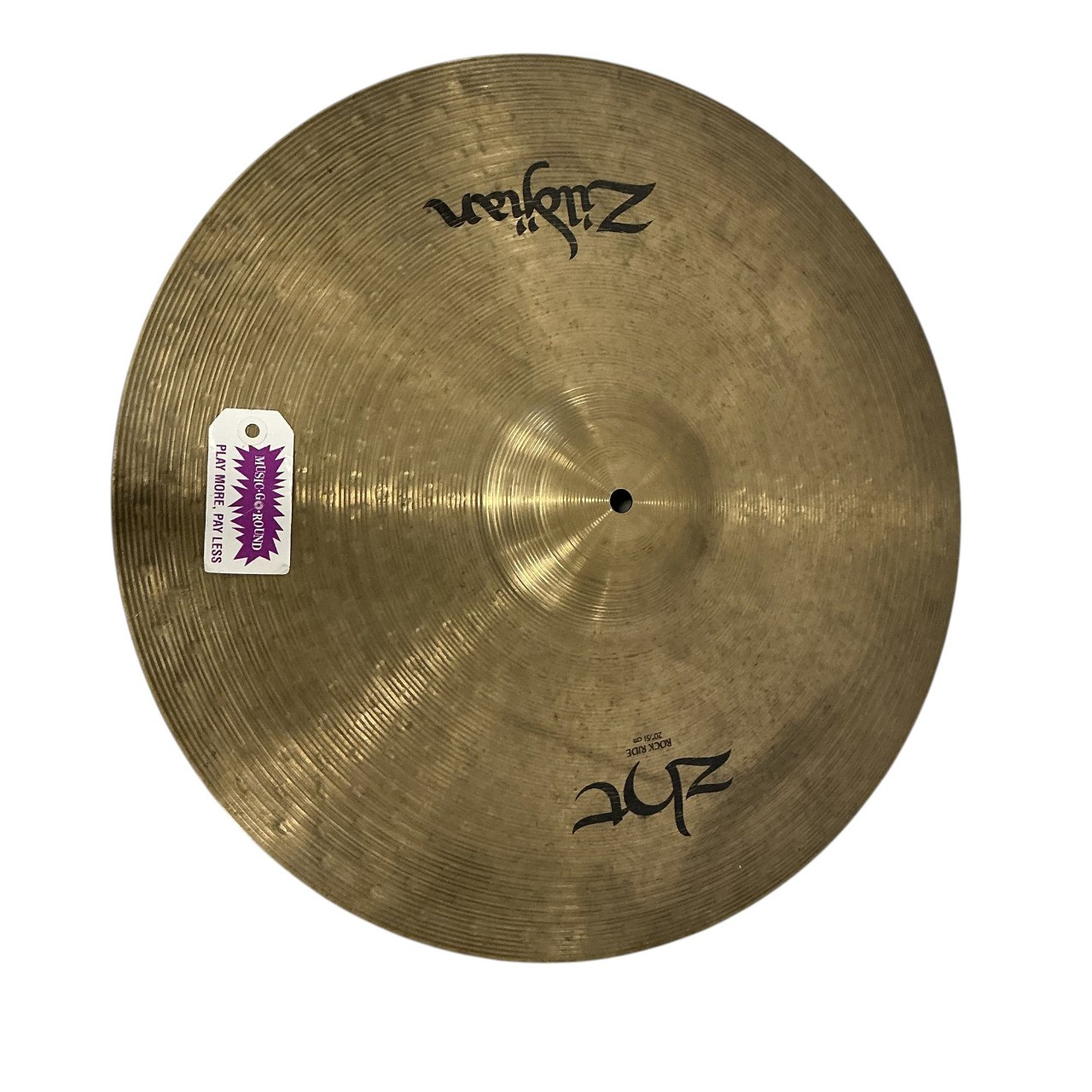 Used Zildjian 20IN ZHT ROCK RIDE Ride Cymbal 20