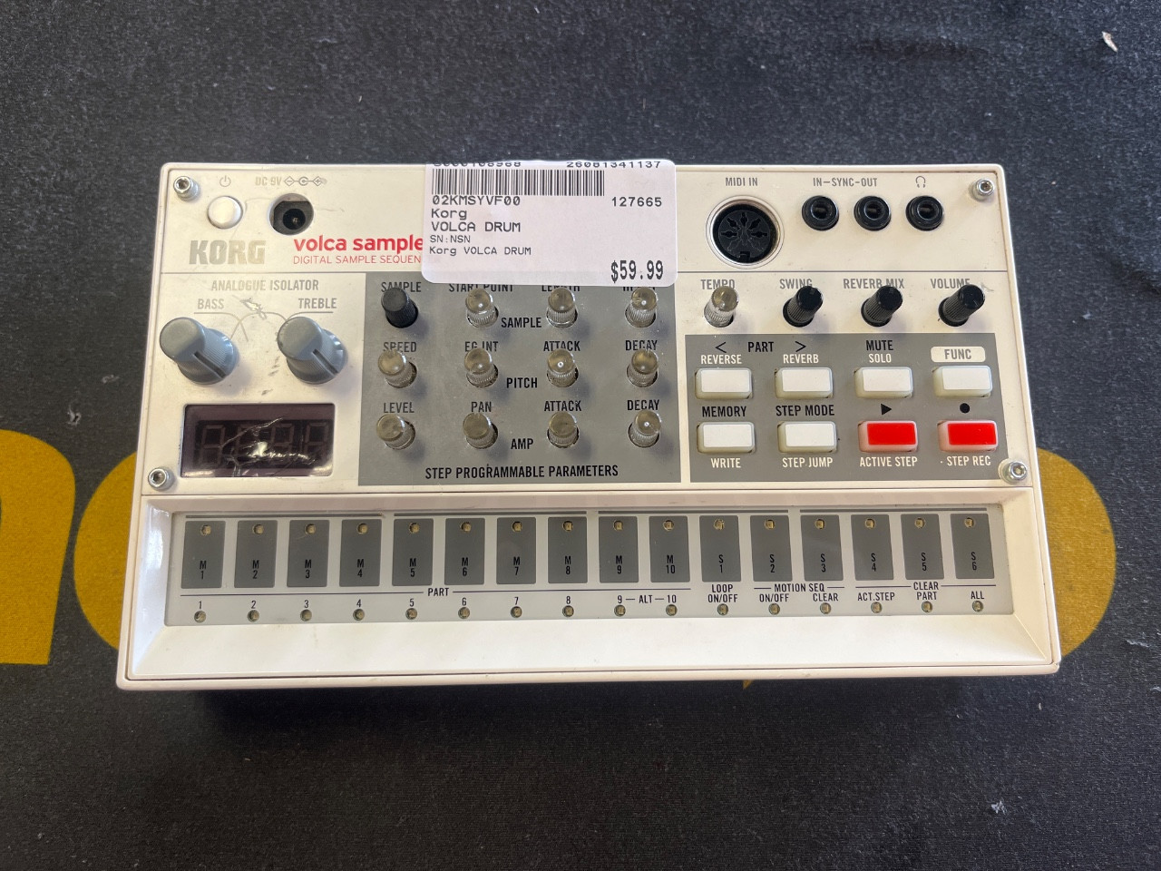 Used Korg VOLCA DRUM Compact Synthesizer Compact