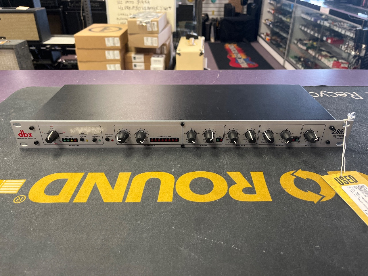 Used DBX 286S MIC PREAMP/PROCESSOR Pro Sound Effects Unit