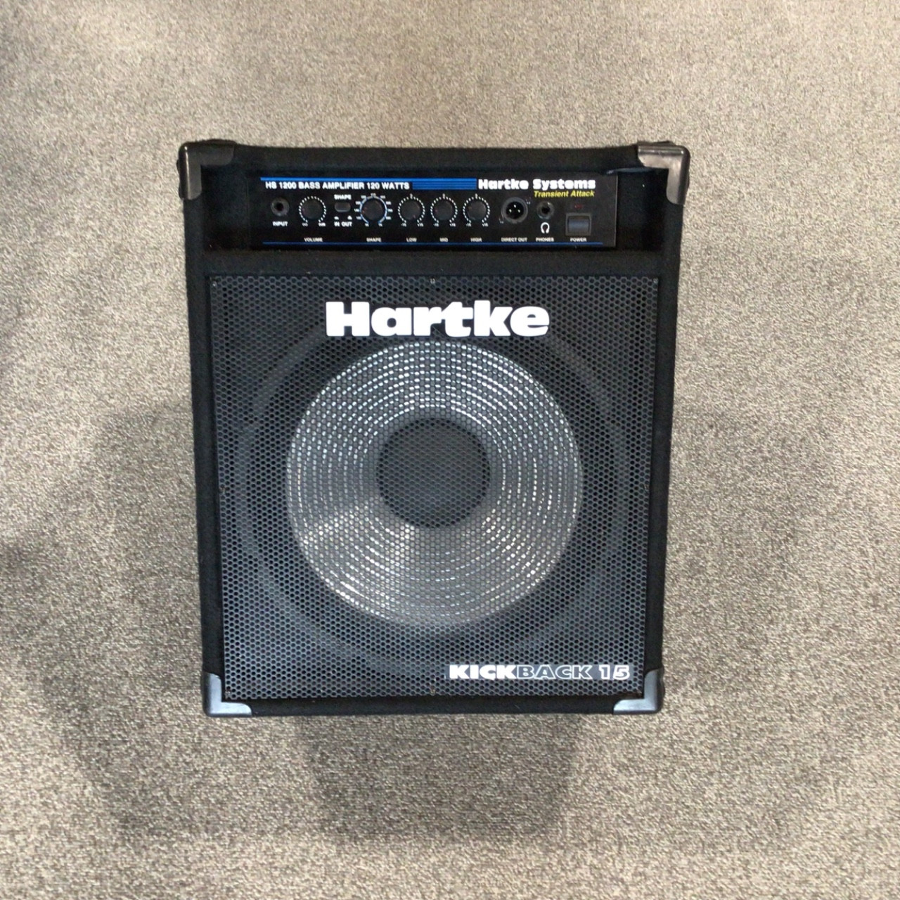 Used HARTKE KICKBACK 15 HS 1200 Bass Combo Amplifier