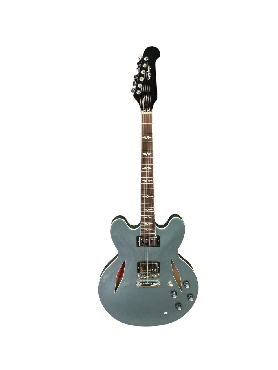 Used Epiphone DG-335 Semi-Hollow Electric Guitar Blue 6-String