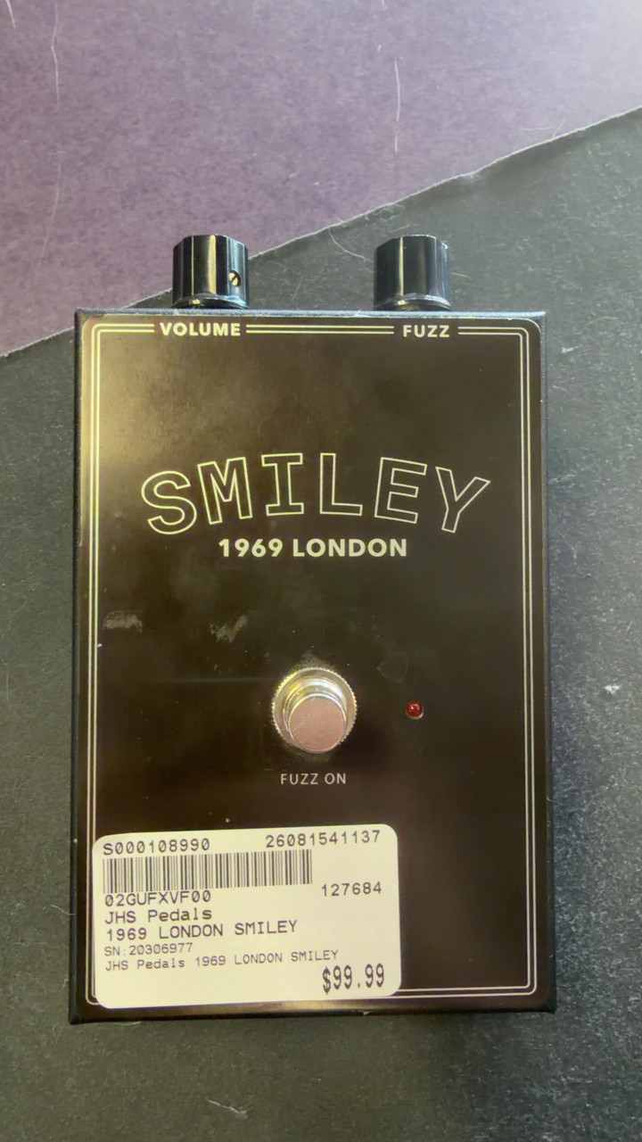 Used JHS Pedals 1969 LONDON SMILEY Fuzz Pedal
