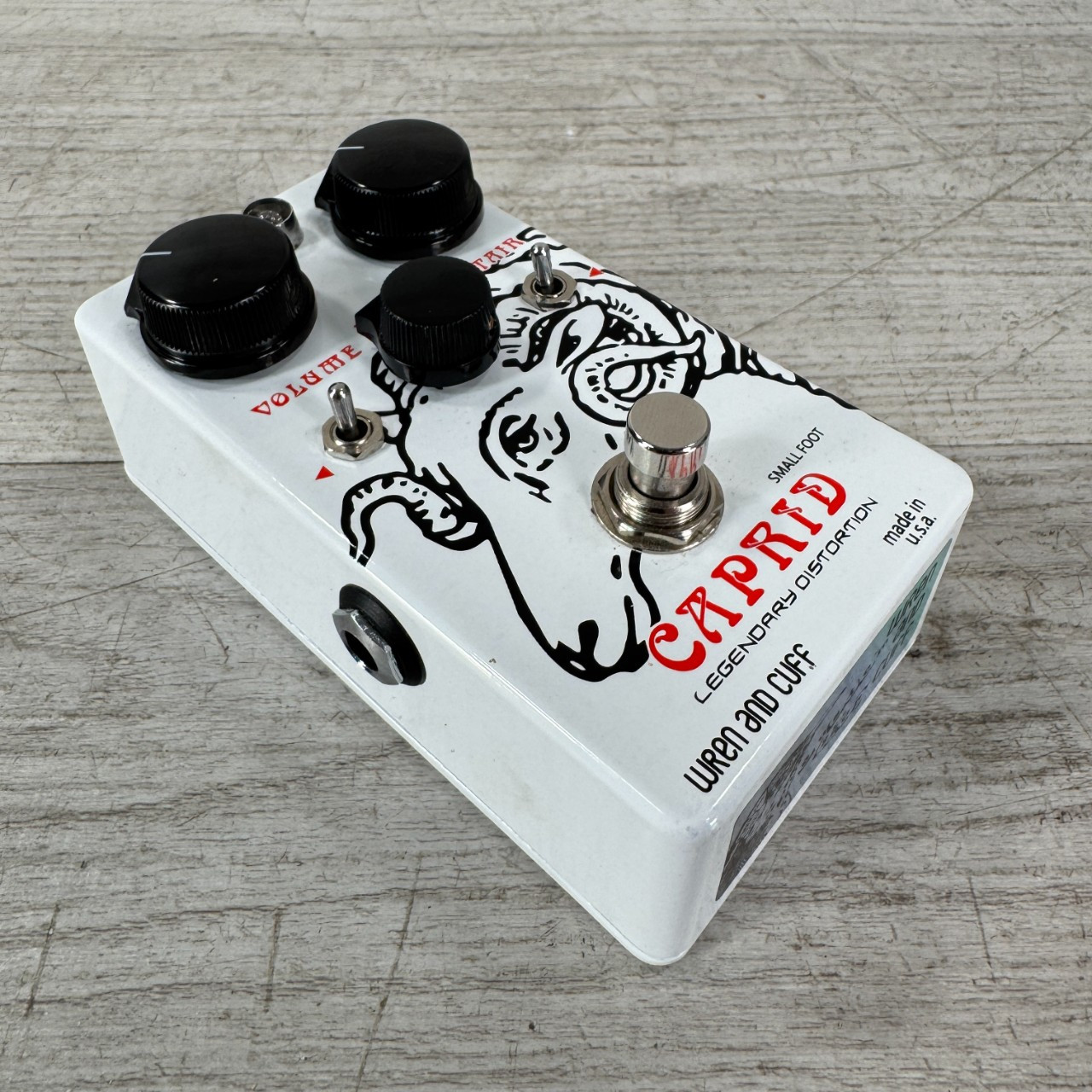 Used Wren and Cuff Caprid Small Foot Fuzz Pedal