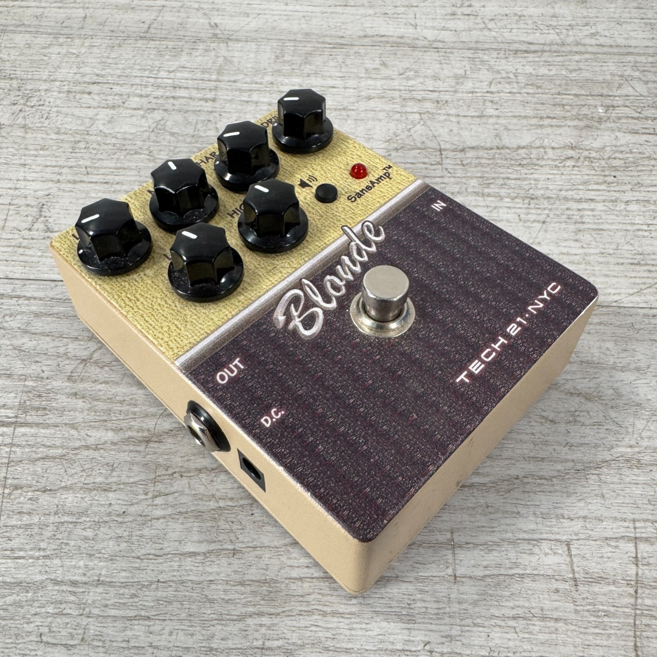 Used Tech 21 Character Series Blonde Overdrive Pedal