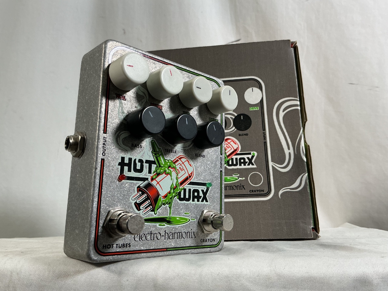 Used Electro Harmonix (E/H) HOT WAX DUAL OVERDRIVE Overdrive Pedal