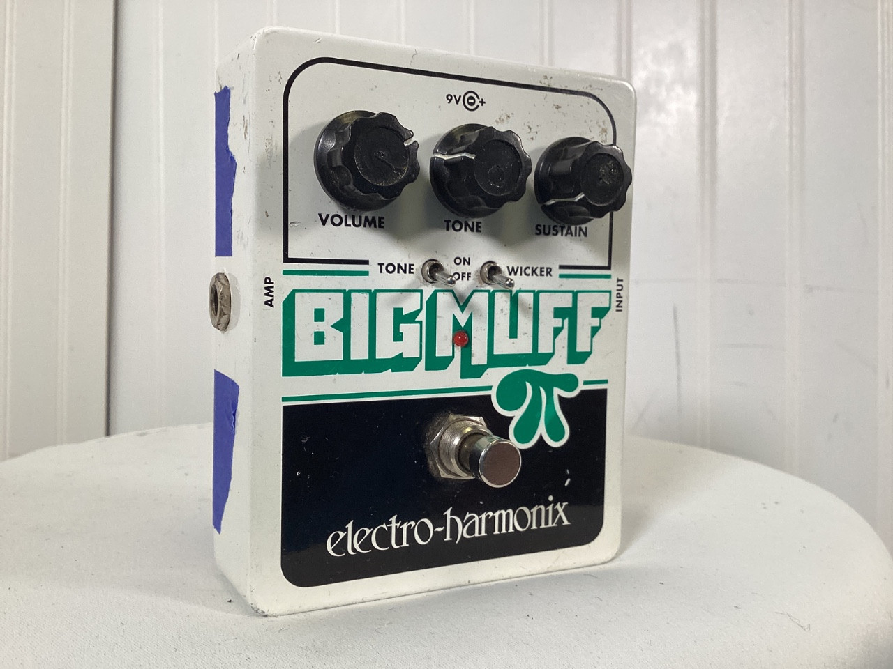 Used Electro Harmonix (E/H) BIG MUFF PI TONE WICKER Fuzz Pedal