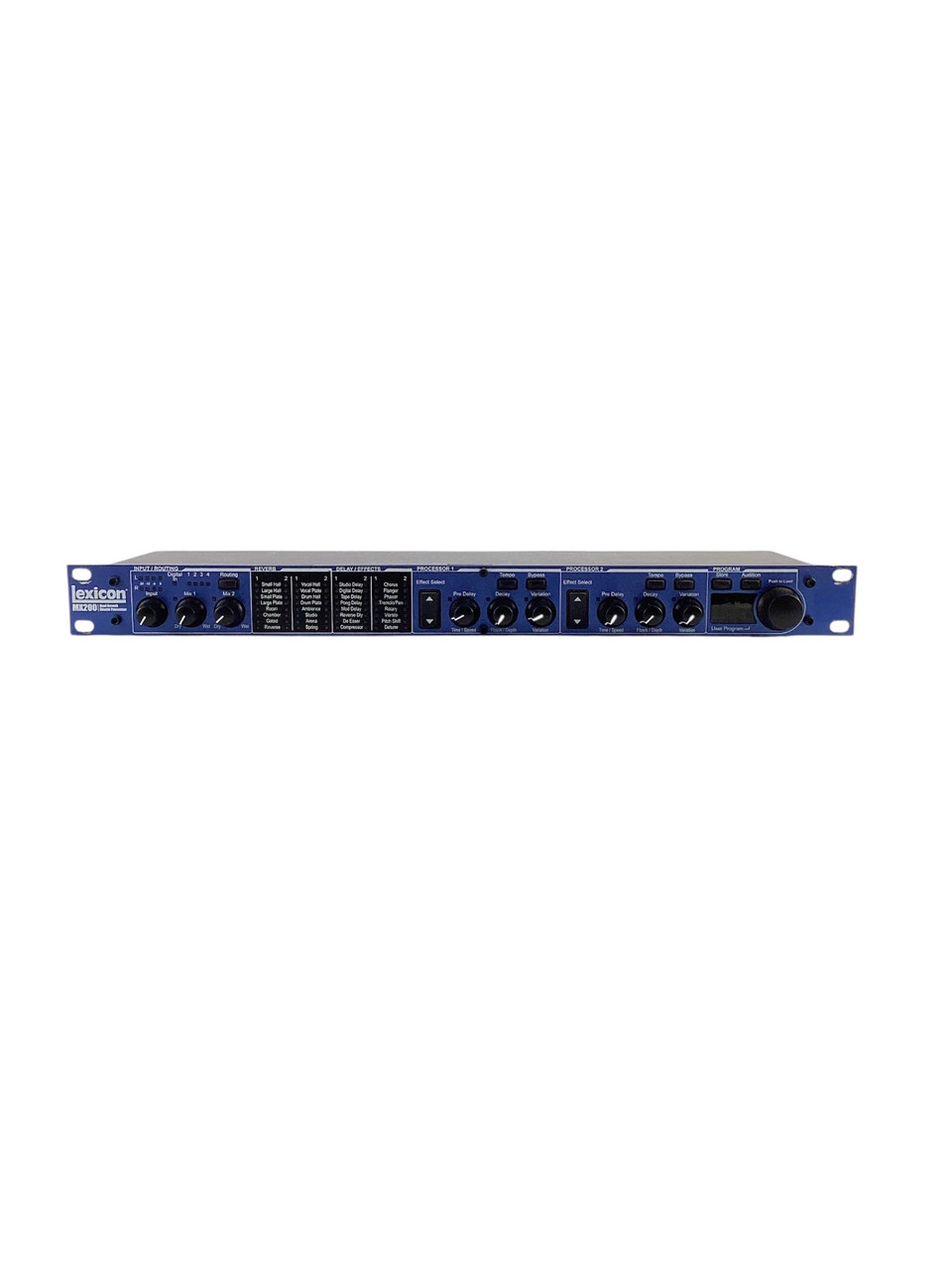 Used Lexicon MX200 DUAL REVERB FX PROCESSOR /AC Multi Effects