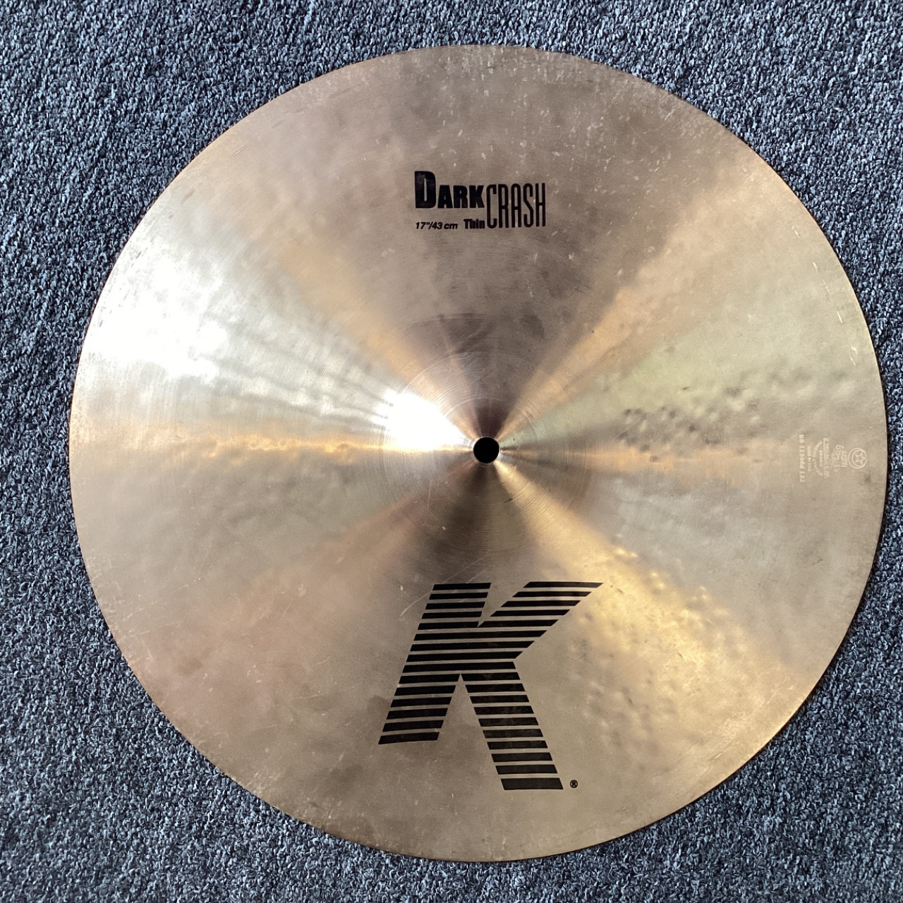 Used Zildjian K Crash Cymbal 17