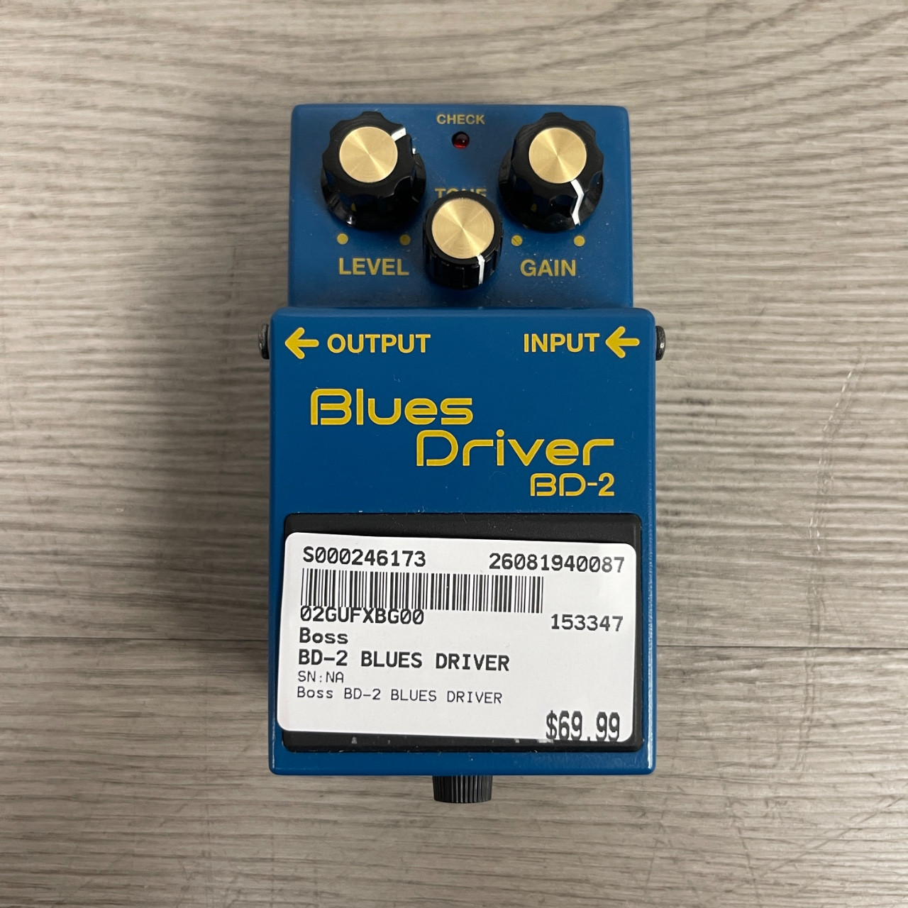 Used Boss BD-2 BLUES DRIVER Overdrive Pedal