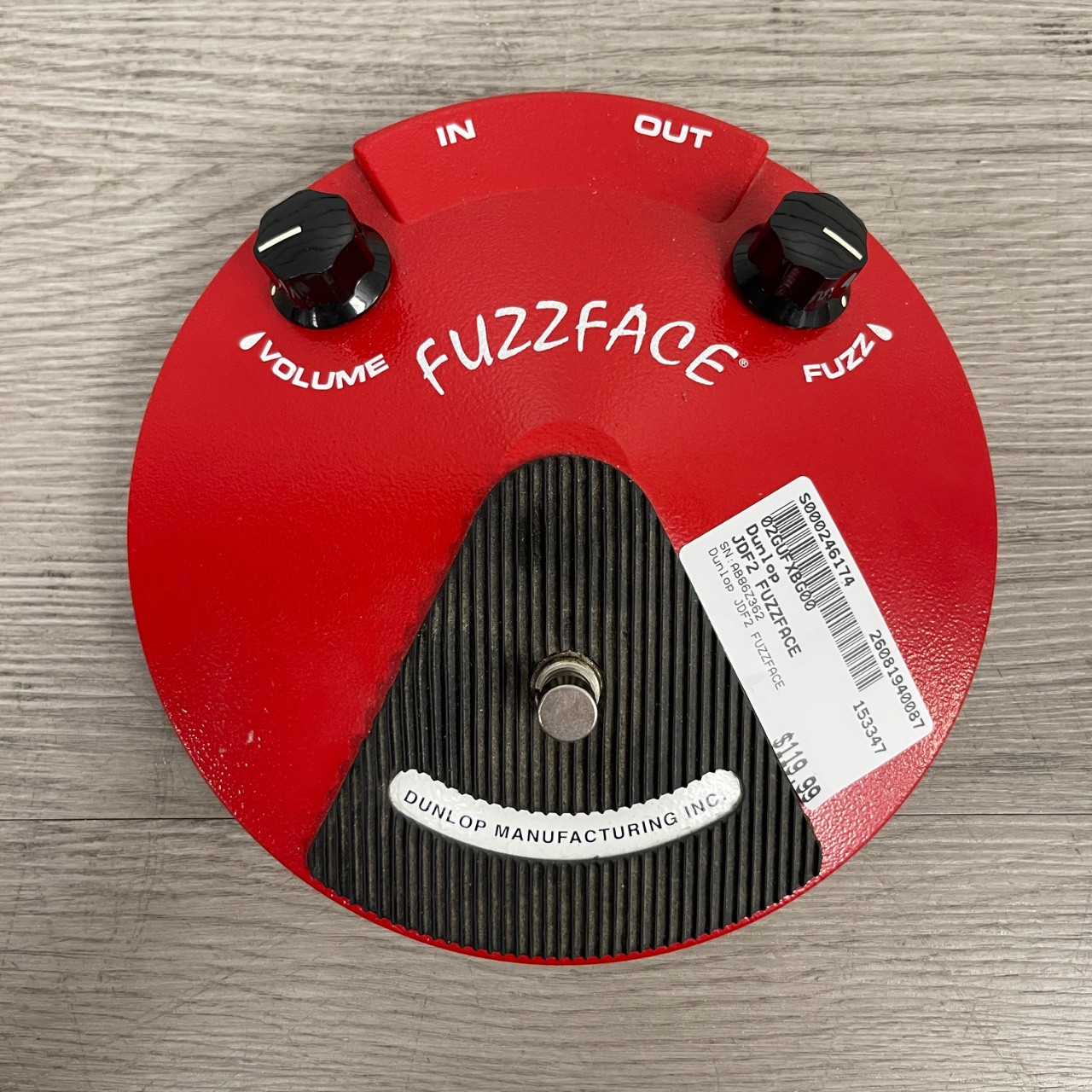 Used Dunlop JDF2 FUZZFACE Fuzz Pedal