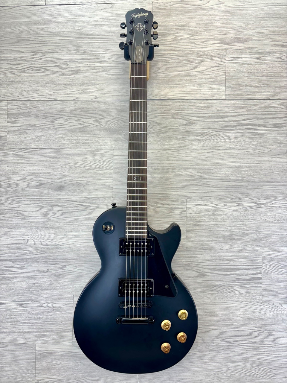 Used Epiphone Les Paul Studio Goth LP Type Electric Guitar Black 6