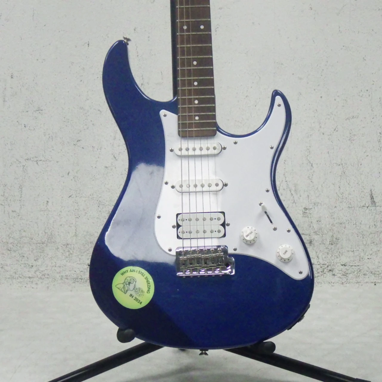 Used Yamaha PACIFICA PAC012 S Type Electric Guitar Blue 6-String