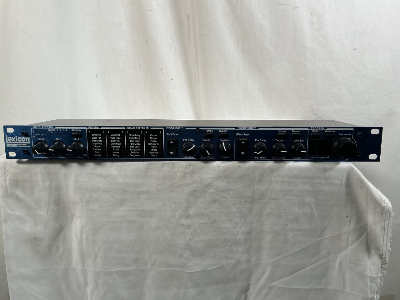 Used Lexicon MX200 DUEL REVERB Pro Sound Effects Unit