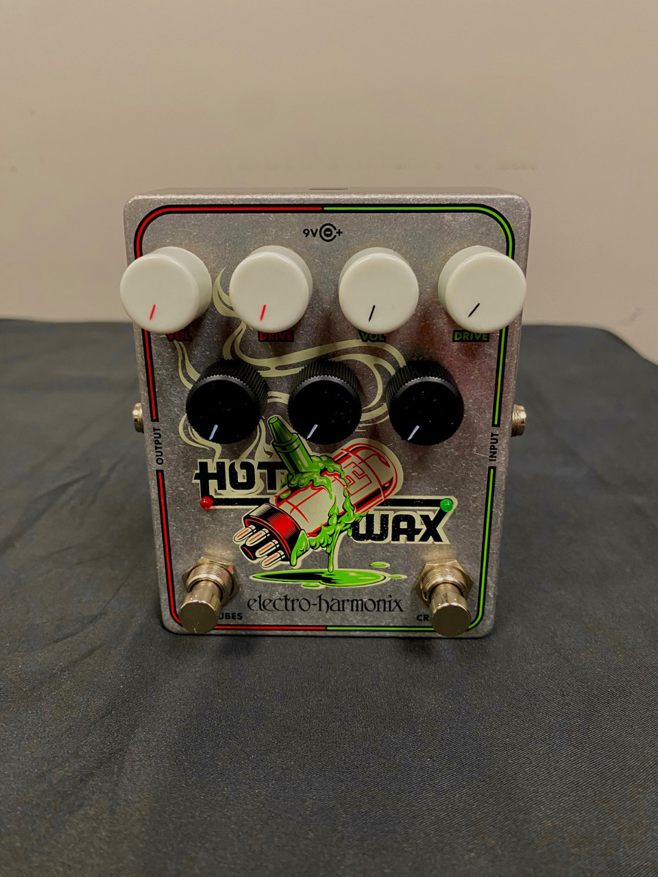 Used Electro Harmonix (E/H) HOT WAX DUAL OVERDRIVE Overdrive Pedal